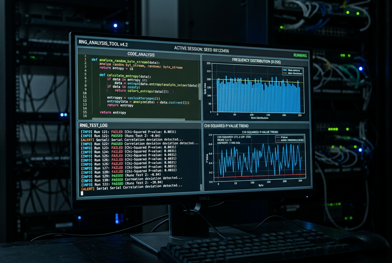 Detailní audit kódu a herních algoritmů v technické laboratoři